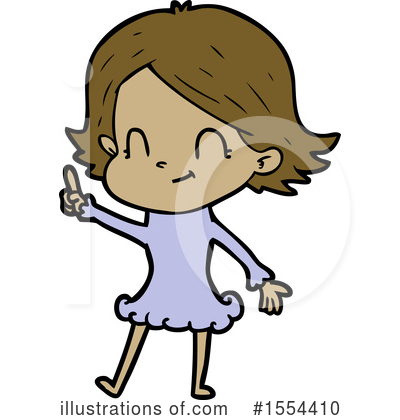 Royalty-Free (RF) Girl Clipart Illustration by lineartestpilot - Stock Sample #1554410