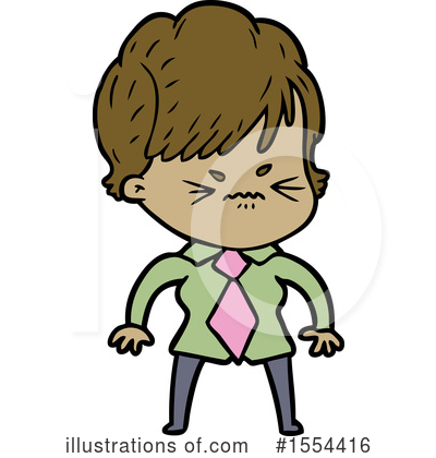 Royalty-Free (RF) Girl Clipart Illustration by lineartestpilot - Stock Sample #1554416