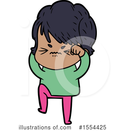 Royalty-Free (RF) Girl Clipart Illustration by lineartestpilot - Stock Sample #1554425
