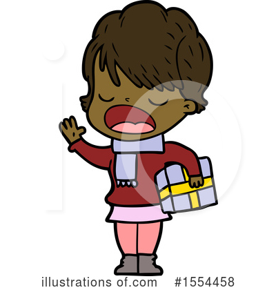 Royalty-Free (RF) Girl Clipart Illustration by lineartestpilot - Stock Sample #1554458