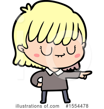 Royalty-Free (RF) Girl Clipart Illustration by lineartestpilot - Stock Sample #1554478