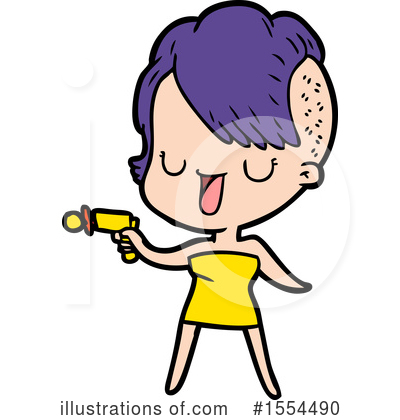 Royalty-Free (RF) Girl Clipart Illustration by lineartestpilot - Stock Sample #1554490