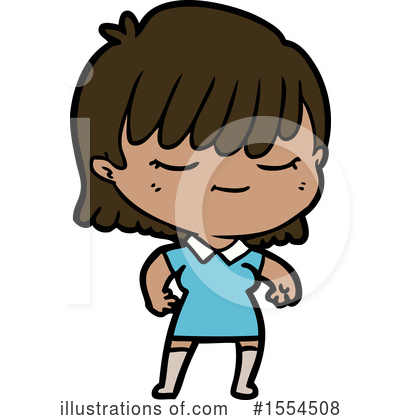 Royalty-Free (RF) Girl Clipart Illustration by lineartestpilot - Stock Sample #1554508