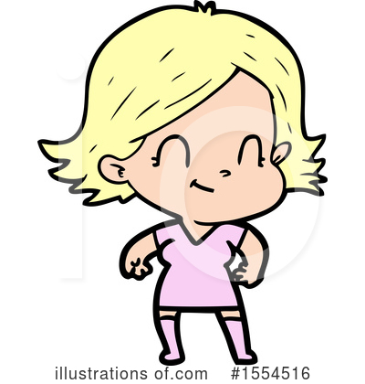 Royalty-Free (RF) Girl Clipart Illustration by lineartestpilot - Stock Sample #1554516