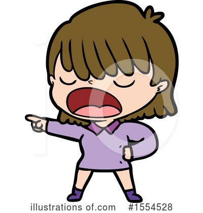 Royalty-Free (RF) Girl Clipart Illustration by lineartestpilot - Stock Sample #1554528