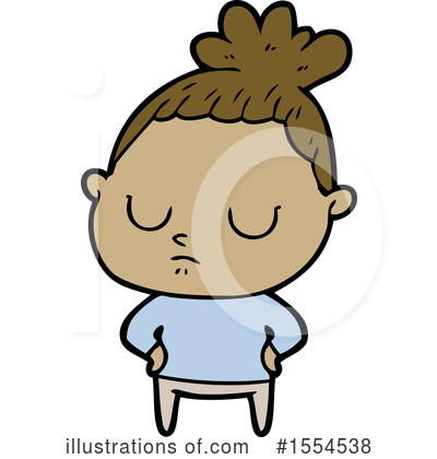 Royalty-Free (RF) Girl Clipart Illustration by lineartestpilot - Stock Sample #1554538