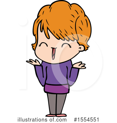 Royalty-Free (RF) Girl Clipart Illustration by lineartestpilot - Stock Sample #1554551