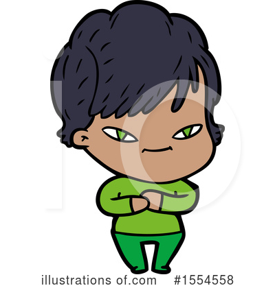 Royalty-Free (RF) Girl Clipart Illustration by lineartestpilot - Stock Sample #1554558