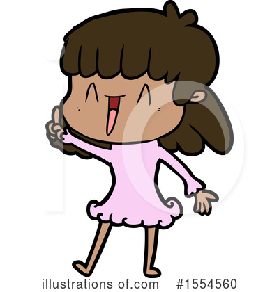 Royalty-Free (RF) Girl Clipart Illustration by lineartestpilot - Stock Sample #1554560