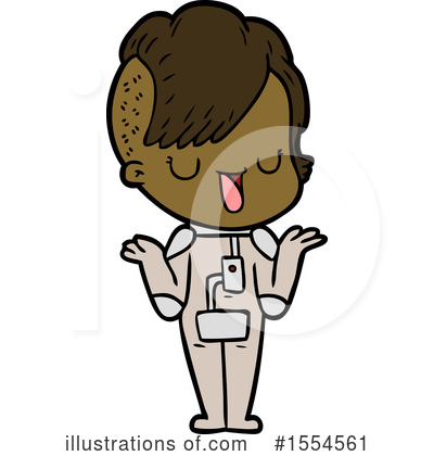 Royalty-Free (RF) Girl Clipart Illustration by lineartestpilot - Stock Sample #1554561
