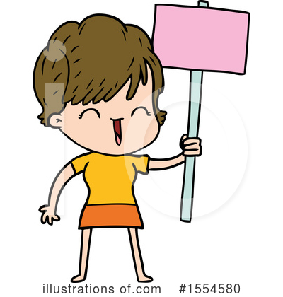 Royalty-Free (RF) Girl Clipart Illustration by lineartestpilot - Stock Sample #1554580