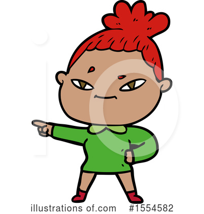 Royalty-Free (RF) Girl Clipart Illustration by lineartestpilot - Stock Sample #1554582