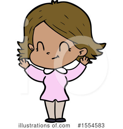 Royalty-Free (RF) Girl Clipart Illustration by lineartestpilot - Stock Sample #1554583