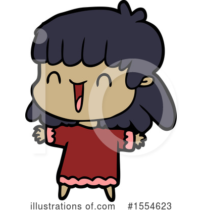 Royalty-Free (RF) Girl Clipart Illustration by lineartestpilot - Stock Sample #1554623