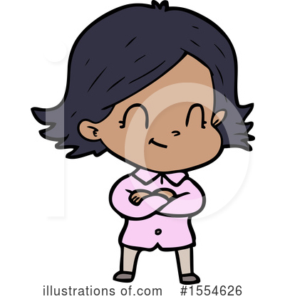 Royalty-Free (RF) Girl Clipart Illustration by lineartestpilot - Stock Sample #1554626