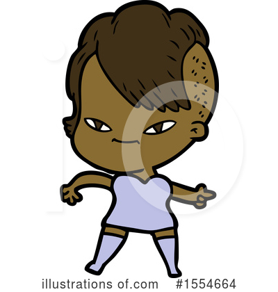Royalty-Free (RF) Girl Clipart Illustration by lineartestpilot - Stock Sample #1554664