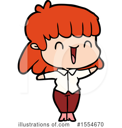 Royalty-Free (RF) Girl Clipart Illustration by lineartestpilot - Stock Sample #1554670