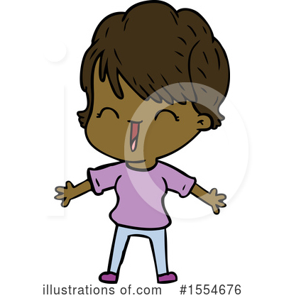 Royalty-Free (RF) Girl Clipart Illustration by lineartestpilot - Stock Sample #1554676