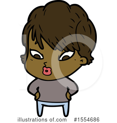 Royalty-Free (RF) Girl Clipart Illustration by lineartestpilot - Stock Sample #1554686