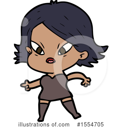 Royalty-Free (RF) Girl Clipart Illustration by lineartestpilot - Stock Sample #1554705