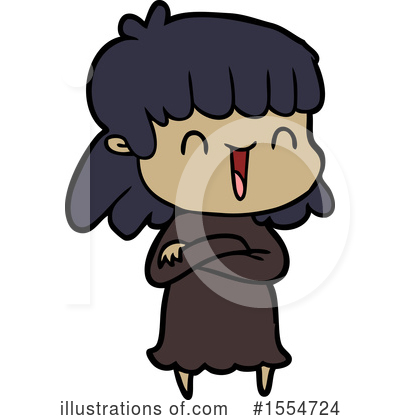 Royalty-Free (RF) Girl Clipart Illustration by lineartestpilot - Stock Sample #1554724