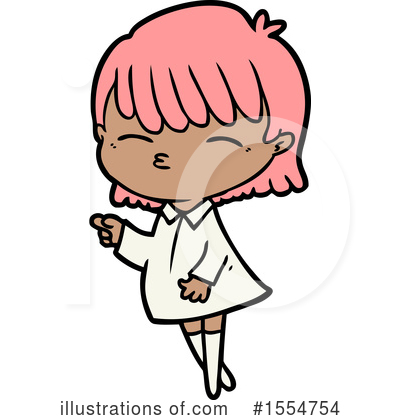 Royalty-Free (RF) Girl Clipart Illustration by lineartestpilot - Stock Sample #1554754