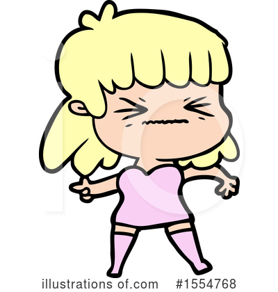Royalty-Free (RF) Girl Clipart Illustration by lineartestpilot - Stock Sample #1554768