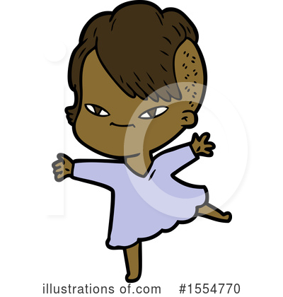 Royalty-Free (RF) Girl Clipart Illustration by lineartestpilot - Stock Sample #1554770