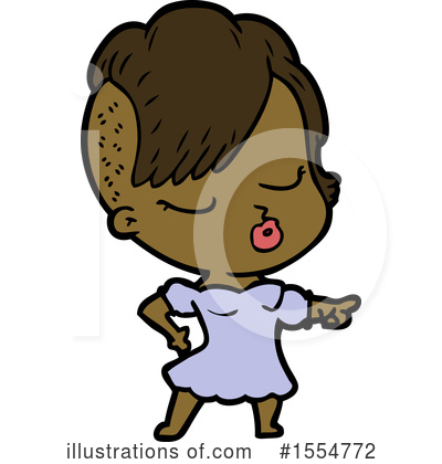 Royalty-Free (RF) Girl Clipart Illustration by lineartestpilot - Stock Sample #1554772