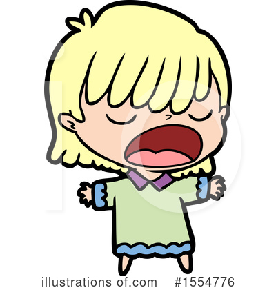 Royalty-Free (RF) Girl Clipart Illustration by lineartestpilot - Stock Sample #1554776