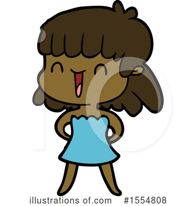Royalty-Free (RF) Girl Clipart Illustration by lineartestpilot - Stock Sample #1554808