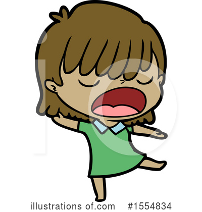 Royalty-Free (RF) Girl Clipart Illustration by lineartestpilot - Stock Sample #1554834