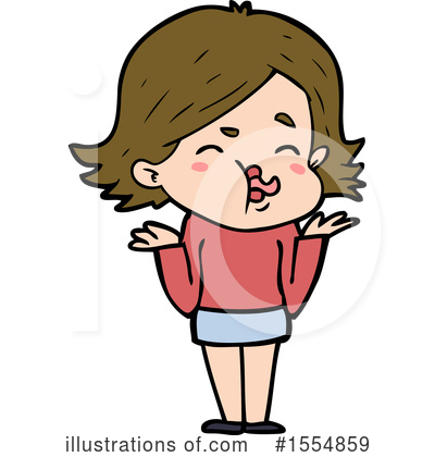 Royalty-Free (RF) Girl Clipart Illustration by lineartestpilot - Stock Sample #1554859