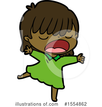 Royalty-Free (RF) Girl Clipart Illustration by lineartestpilot - Stock Sample #1554862