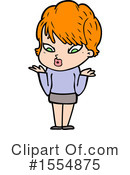 Girl Clipart #1554875 by lineartestpilot