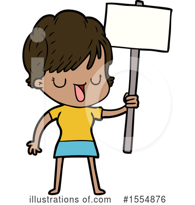 Royalty-Free (RF) Girl Clipart Illustration by lineartestpilot - Stock Sample #1554876