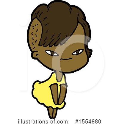 Royalty-Free (RF) Girl Clipart Illustration by lineartestpilot - Stock Sample #1554880