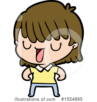 Royalty-Free (RF) Girl Clipart Illustration by lineartestpilot - Stock Sample #1554895