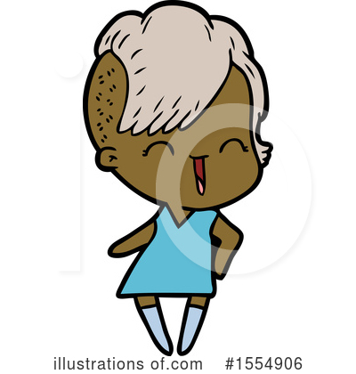 Royalty-Free (RF) Girl Clipart Illustration by lineartestpilot - Stock Sample #1554906
