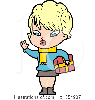 Royalty-Free (RF) Girl Clipart Illustration by lineartestpilot - Stock Sample #1554907