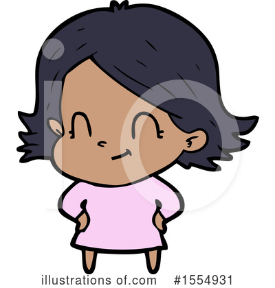 Royalty-Free (RF) Girl Clipart Illustration by lineartestpilot - Stock Sample #1554931