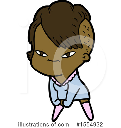 Royalty-Free (RF) Girl Clipart Illustration by lineartestpilot - Stock Sample #1554932