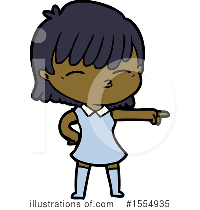 Royalty-Free (RF) Girl Clipart Illustration by lineartestpilot - Stock Sample #1554935
