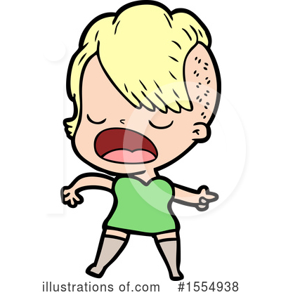 Royalty-Free (RF) Girl Clipart Illustration by lineartestpilot - Stock Sample #1554938