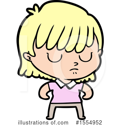 Royalty-Free (RF) Girl Clipart Illustration by lineartestpilot - Stock Sample #1554952