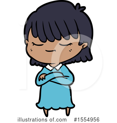 Royalty-Free (RF) Girl Clipart Illustration by lineartestpilot - Stock Sample #1554956