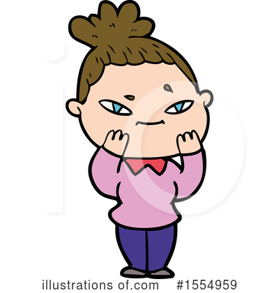 Royalty-Free (RF) Girl Clipart Illustration by lineartestpilot - Stock Sample #1554959
