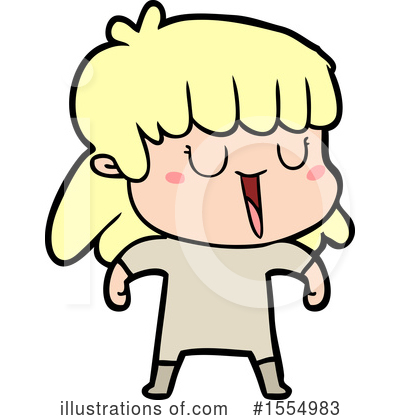 Royalty-Free (RF) Girl Clipart Illustration by lineartestpilot - Stock Sample #1554983