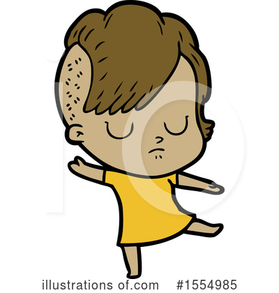 Royalty-Free (RF) Girl Clipart Illustration by lineartestpilot - Stock Sample #1554985
