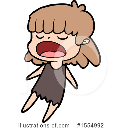 Royalty-Free (RF) Girl Clipart Illustration by lineartestpilot - Stock Sample #1554992